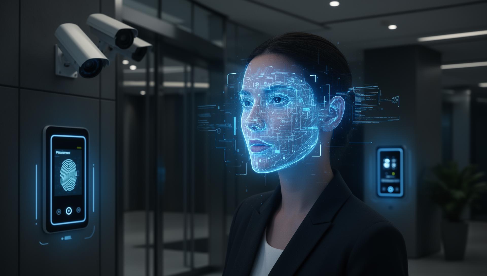 Enterprise IP video surveillance and facial recognition access control system