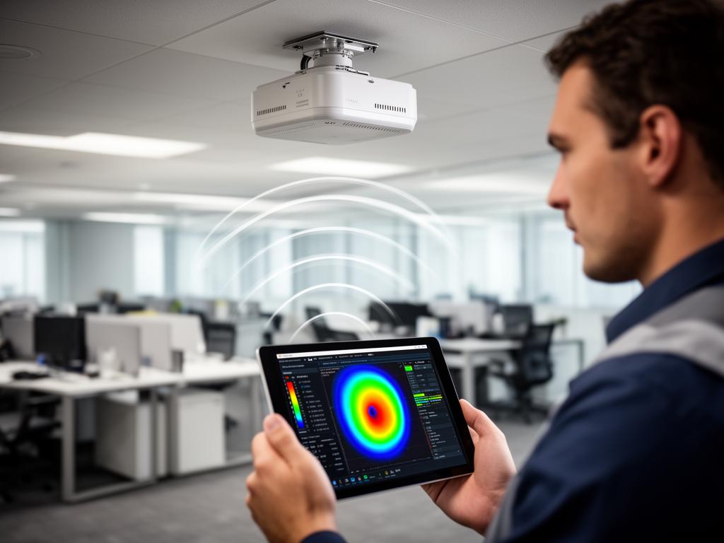 Predictive RF heat map survey and enterprise wireless access point deployment